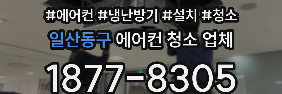 일산동구 에어컨 청소 업체