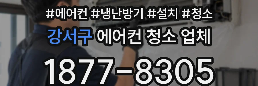 강서구 에어컨 청소 업체
