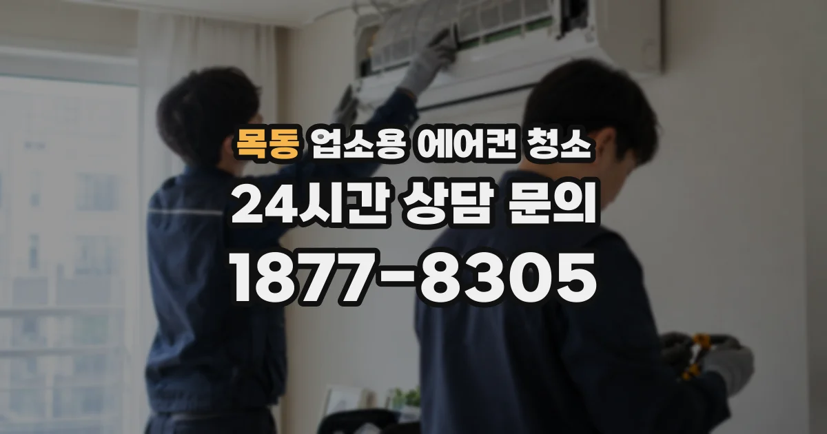 목동 업소용 에어컨 청소