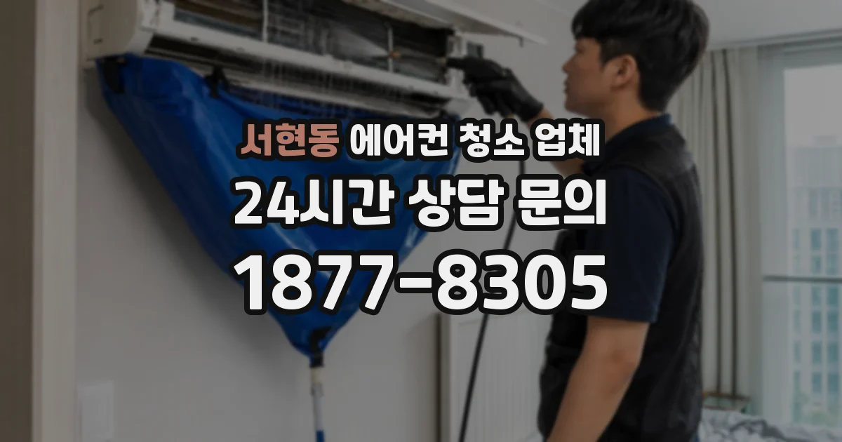 서현동 에어컨 청소 업체