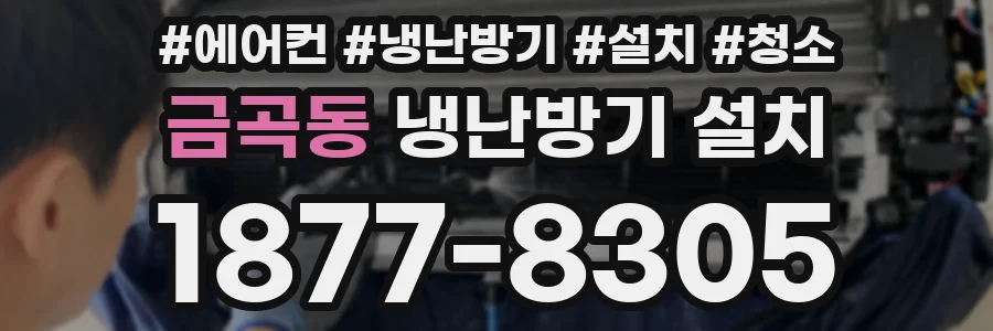 금곡동 냉난방기 설치