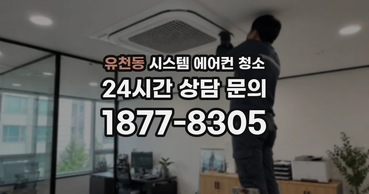 유천동 시스템 에어컨 청소