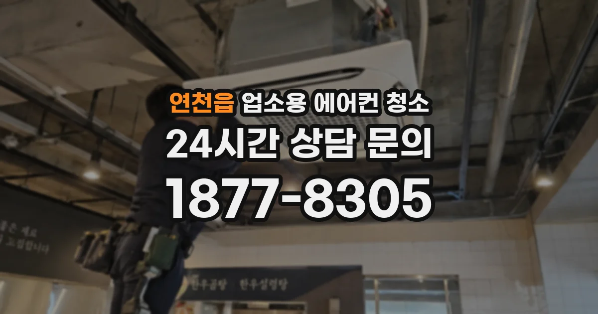 연천읍 업소용 에어컨 청소