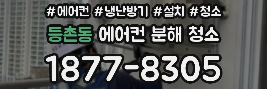 등촌동 에어컨 분해 청소