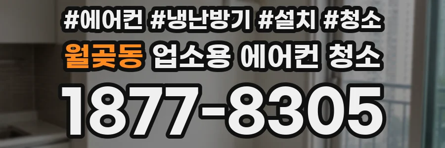 월곶동 업소용 에어컨 청소