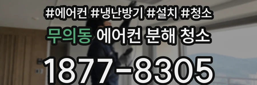 무의동 에어컨 분해 청소