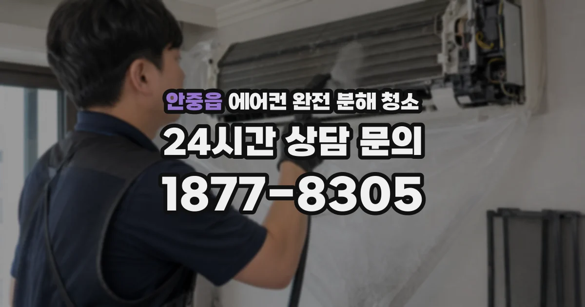 안중읍 에어컨 완전 분해 청소