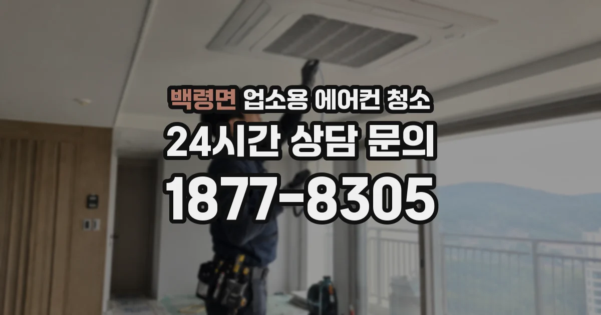 백령면 업소용 에어컨 청소