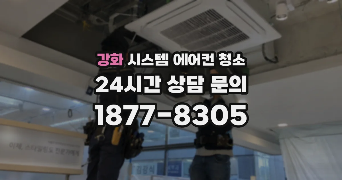 강화 시스템 에어컨 청소