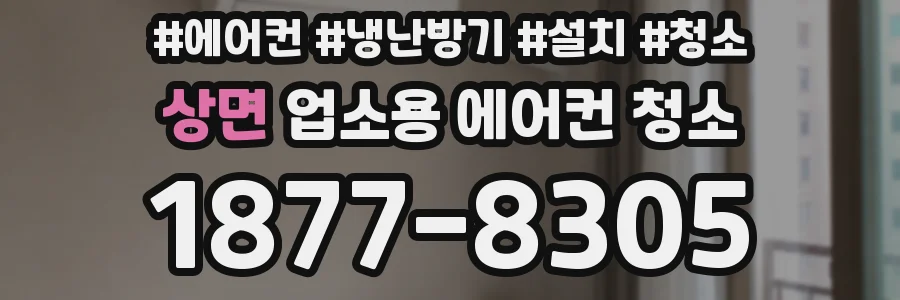 상면 업소용 에어컨 청소