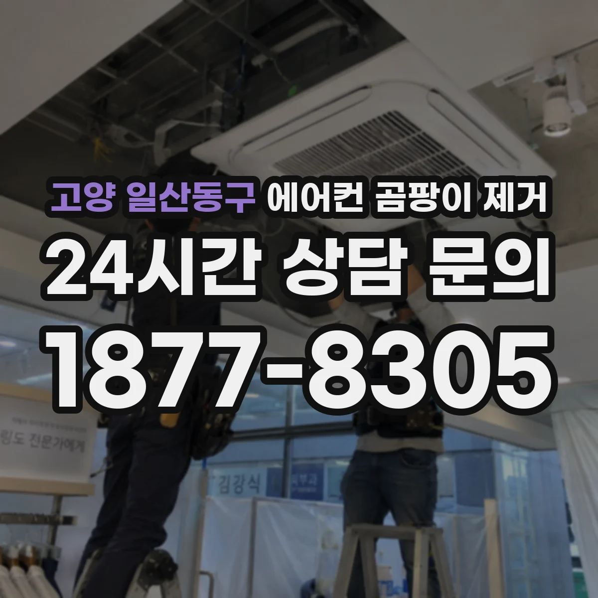 고양 일산동구 에어컨 곰팡이 제거