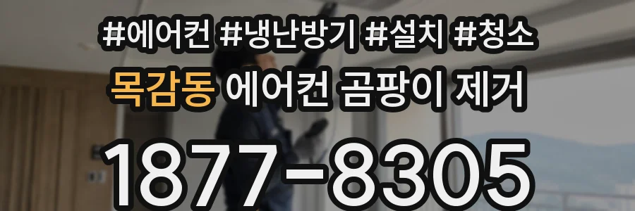 목감동 에어컨 곰팡이 제거