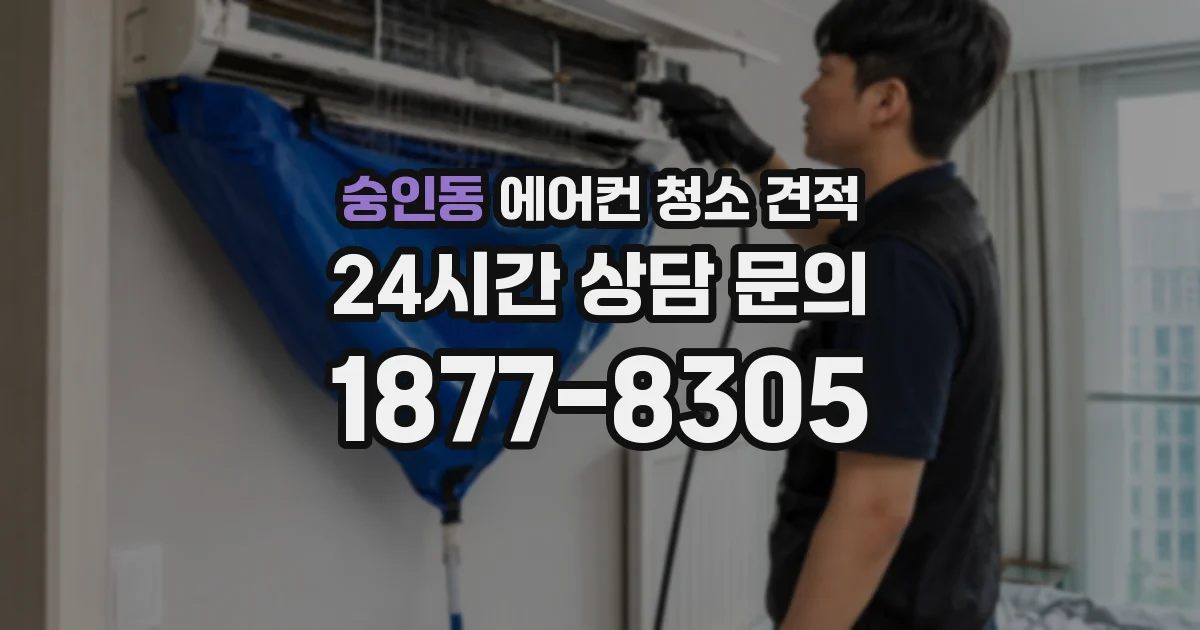 숭인동 에어컨 청소 견적