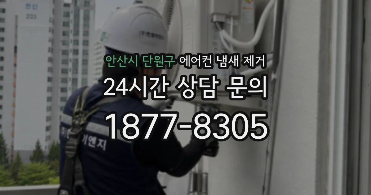 안산시 단원구 에어컨 냄새 제거