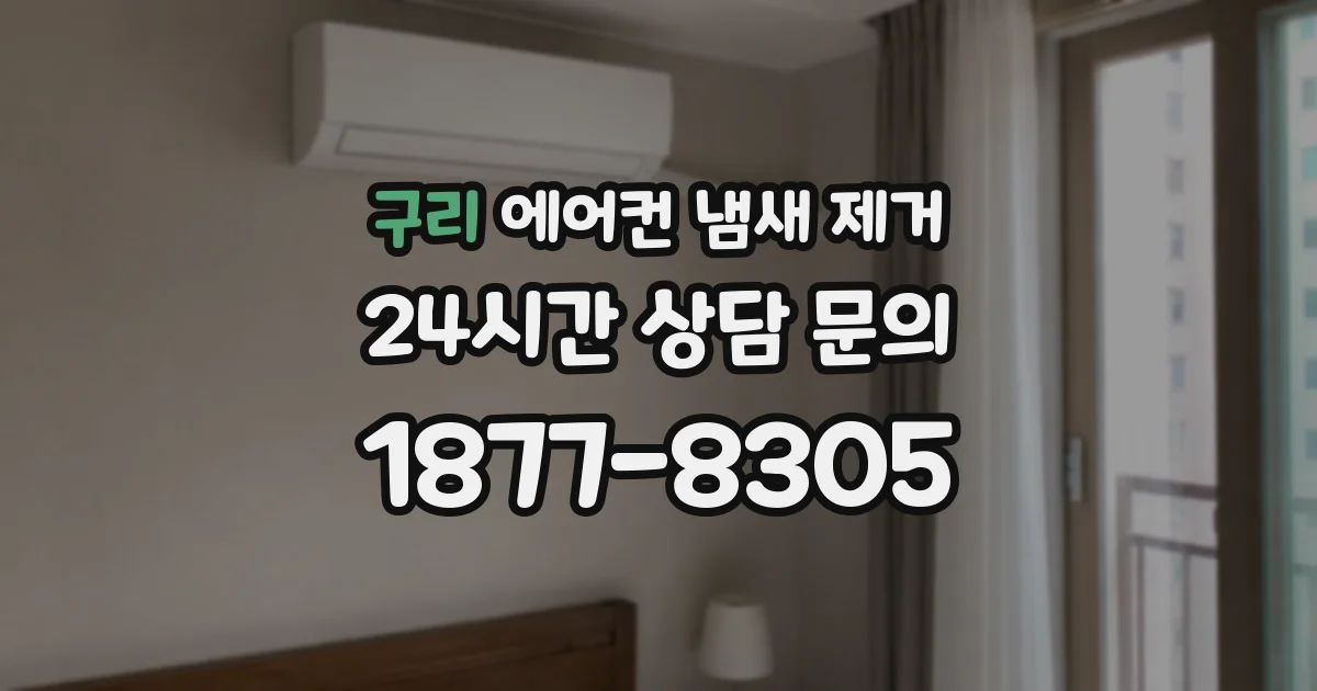 구리 에어컨 냄새 제거