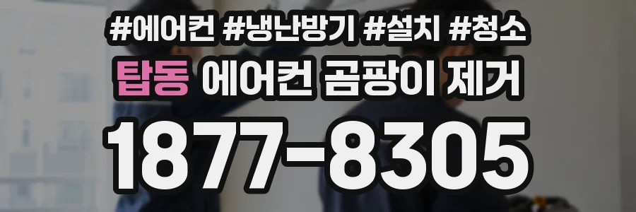탑동 에어컨 곰팡이 제거
