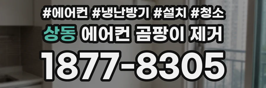 상동 에어컨 곰팡이 제거
