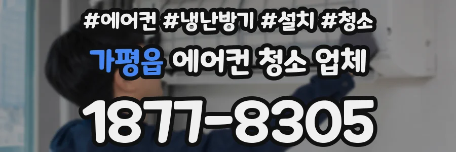 가평읍 에어컨 청소 업체