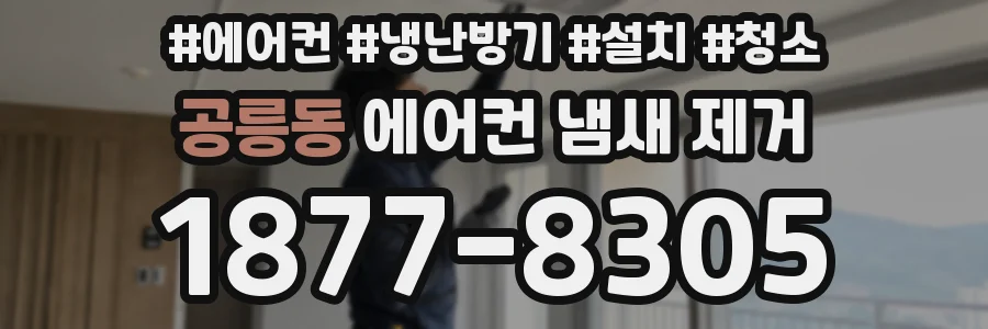 공릉동 에어컨 냄새 제거