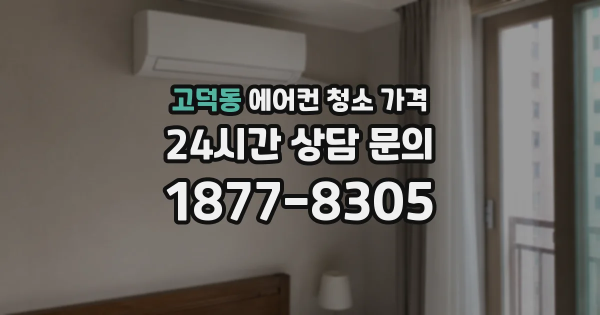 고덕동 에어컨 청소 가격