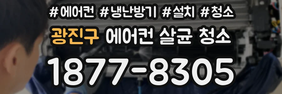 광진구 에어컨 살균 청소