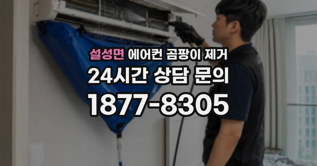 설성면 에어컨 곰팡이 제거
