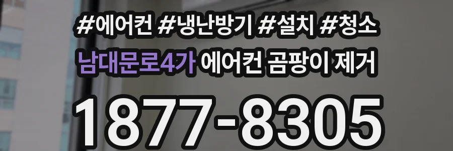 남대문로4가 에어컨 곰팡이 제거
