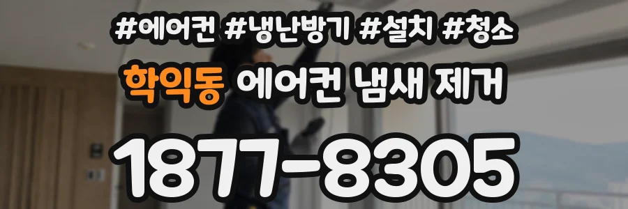 학익동 에어컨 냄새 제거