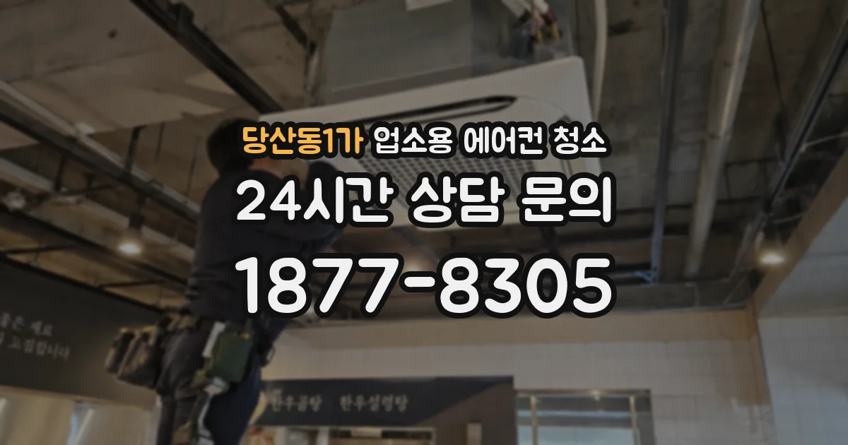 당산동1가 업소용 에어컨 청소