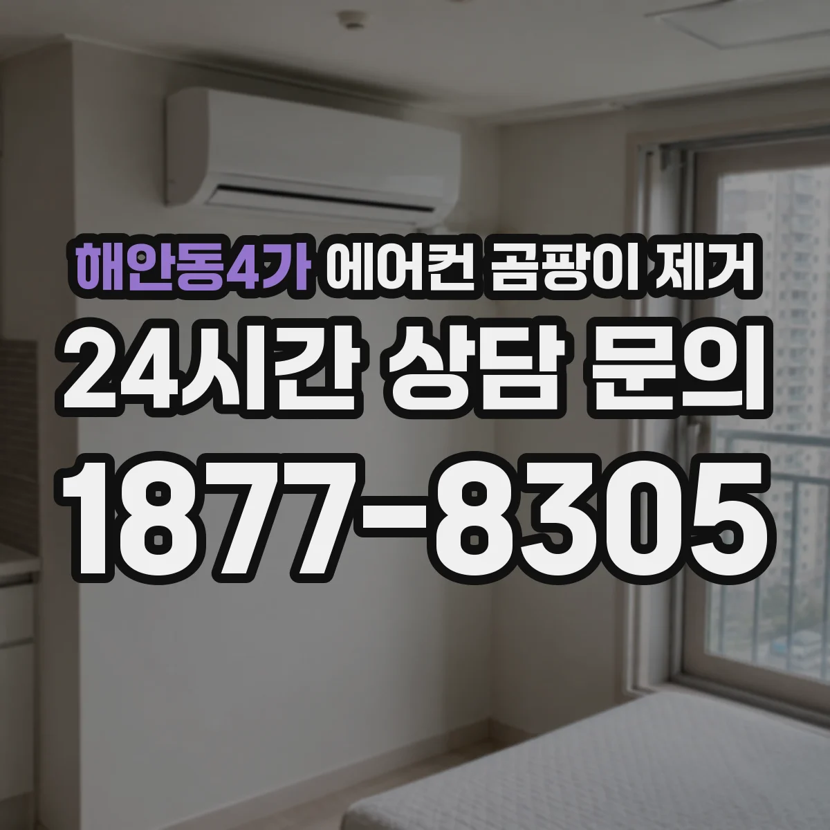 해안동4가 에어컨 곰팡이 제거