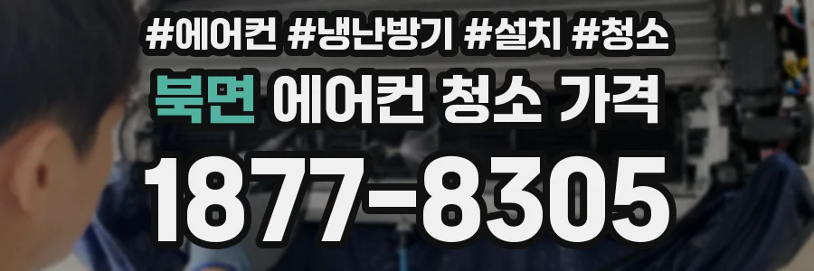 북면 에어컨 청소 가격