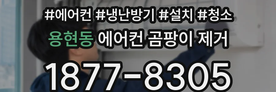 용현동 에어컨 곰팡이 제거