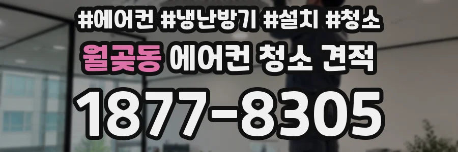 월곶동 에어컨 청소 견적