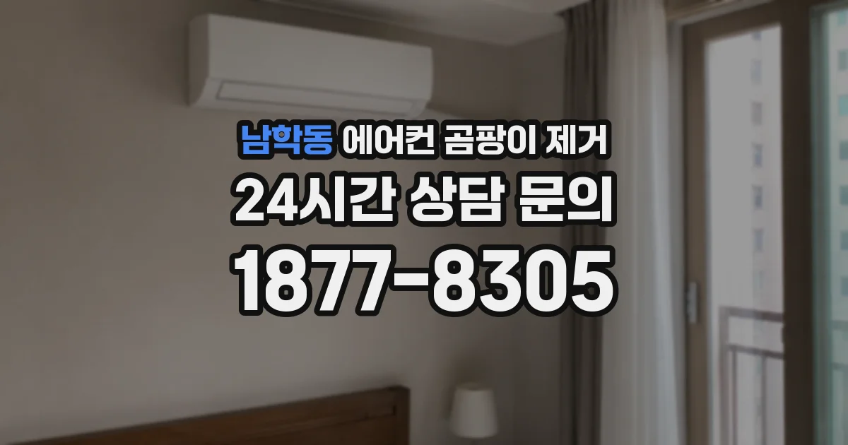 남학동 에어컨 곰팡이 제거