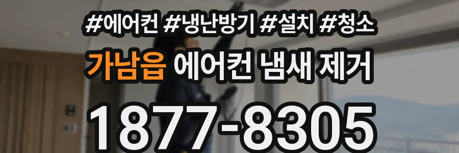 가남읍 에어컨 냄새 제거