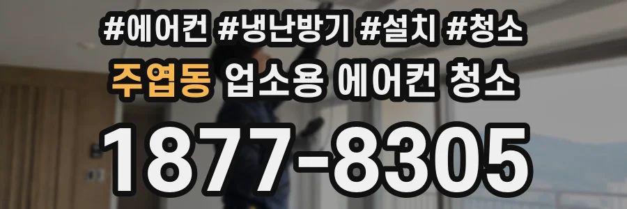 주엽동 업소용 에어컨 청소