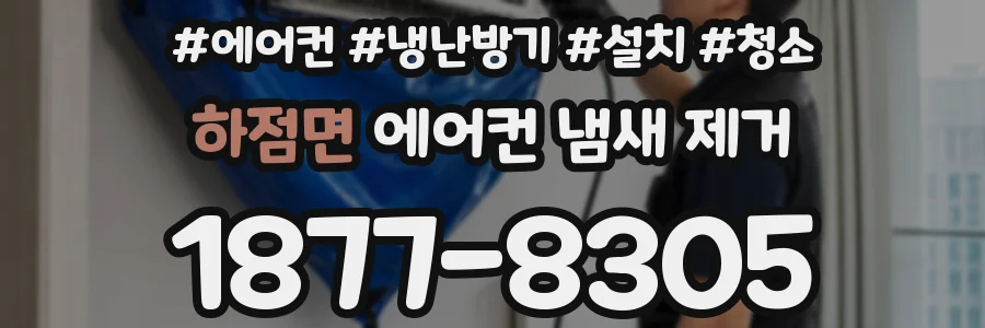 하점면 에어컨 냄새 제거