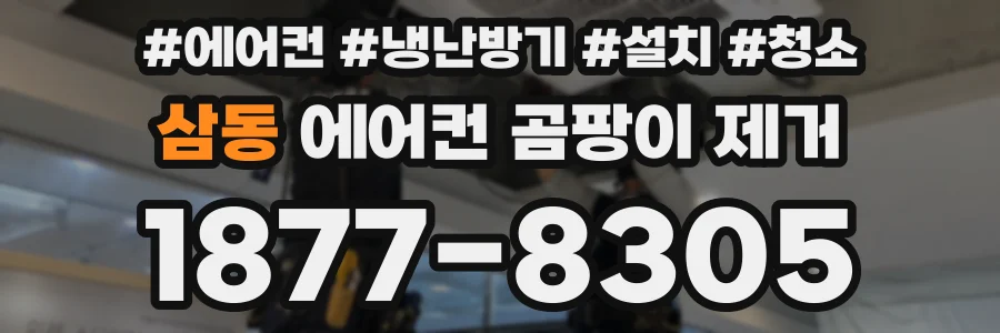 삼동 에어컨 곰팡이 제거