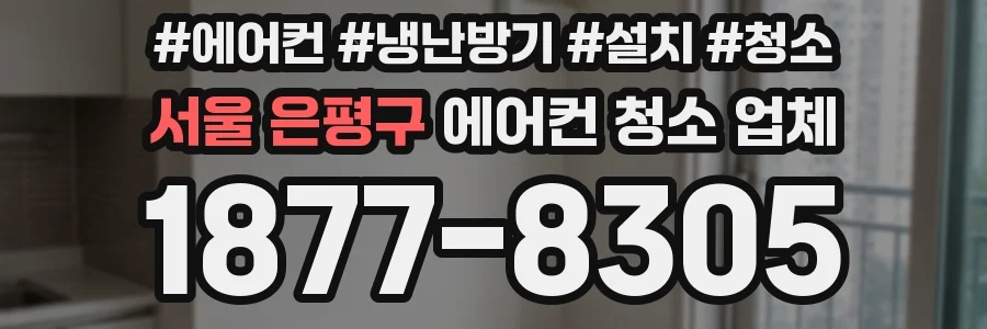 서울 은평구 에어컨 청소 업체