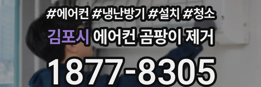 김포시 에어컨 곰팡이 제거