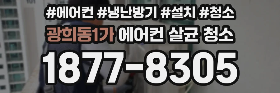 광희동1가 에어컨 살균 청소