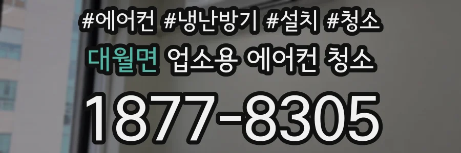 대월면 업소용 에어컨 청소