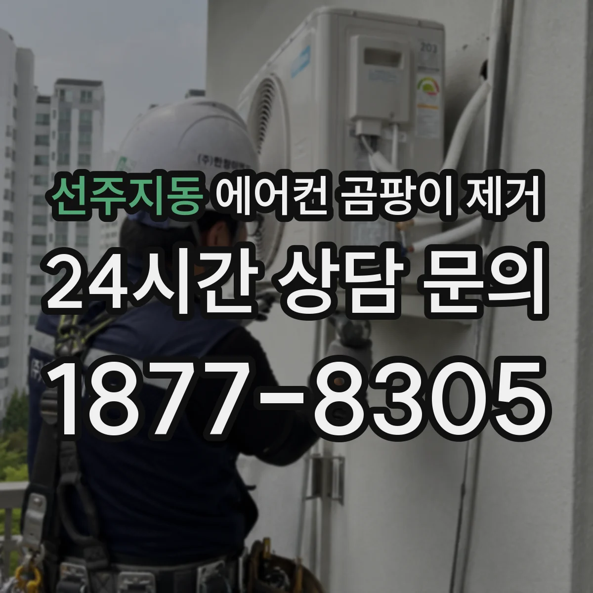 선주지동 에어컨 곰팡이 제거
