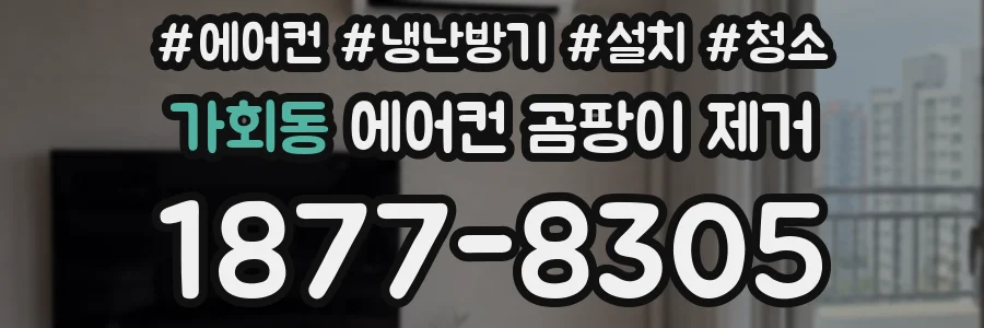 가회동 에어컨 곰팡이 제거
