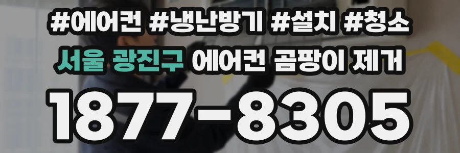 서울 광진구 에어컨 곰팡이 제거