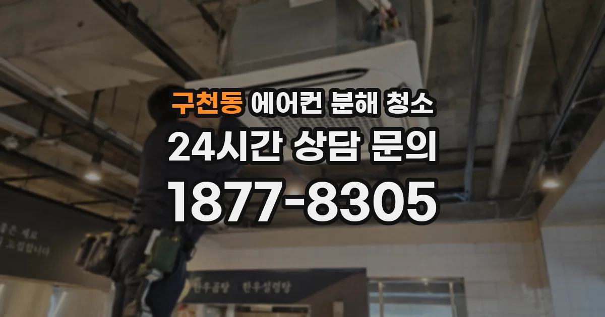 구천동 에어컨 분해 청소