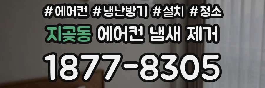 지곶동 에어컨 냄새 제거