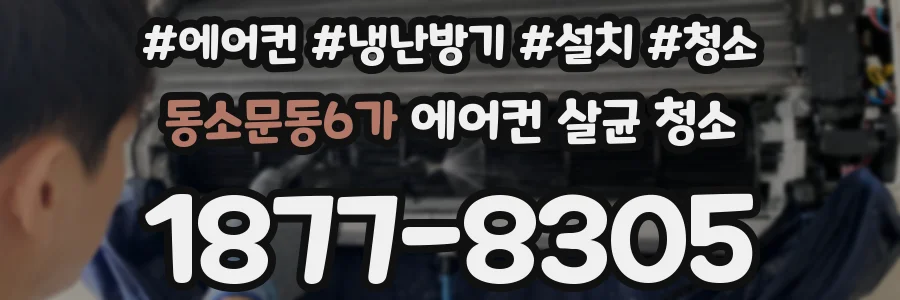 동소문동6가 에어컨 살균 청소