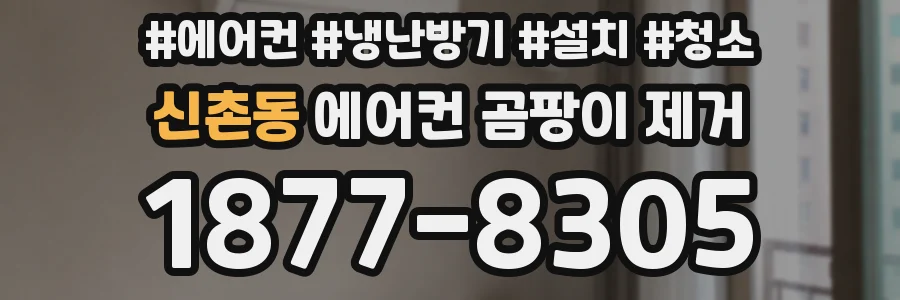 신촌동 에어컨 곰팡이 제거