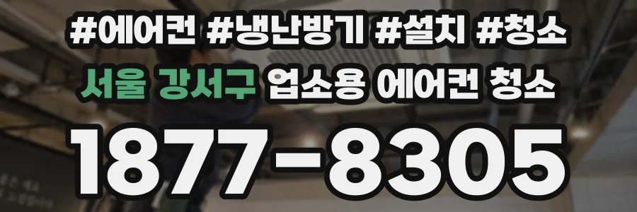 서울 강서구 업소용 에어컨 청소
